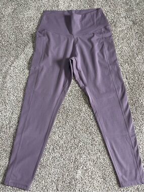 Colorful Koala- High-Waist Lavender Active Women's Leggings Size Large